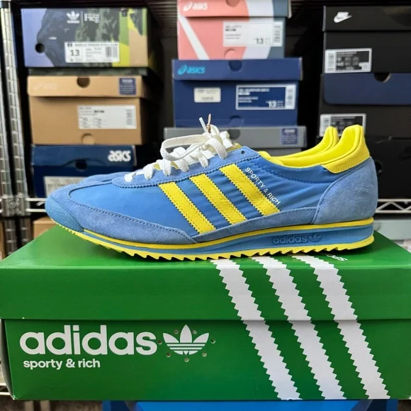 Adidas x Sporty & Rich SL72 “Sweden” Men’s Size 13 - Picture 3 of 10